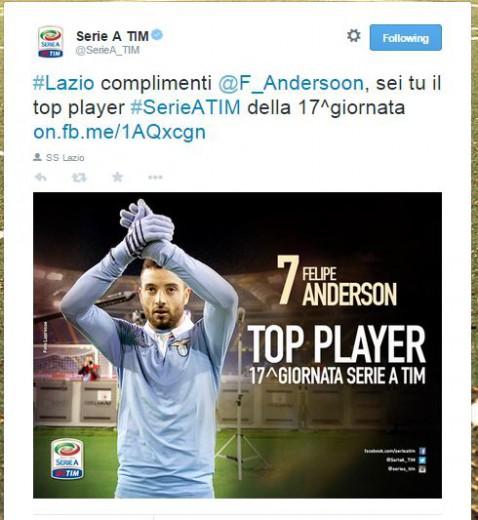 Tweet FA top player