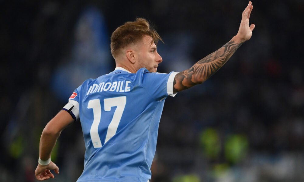 lazio inter immobile goal esultanza