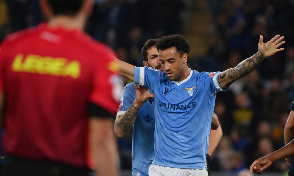 lazio inter felipe anderson esultanza