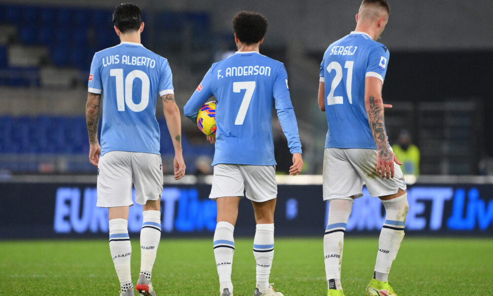 lazio udinese luis alberto felipe anderson milinkovic