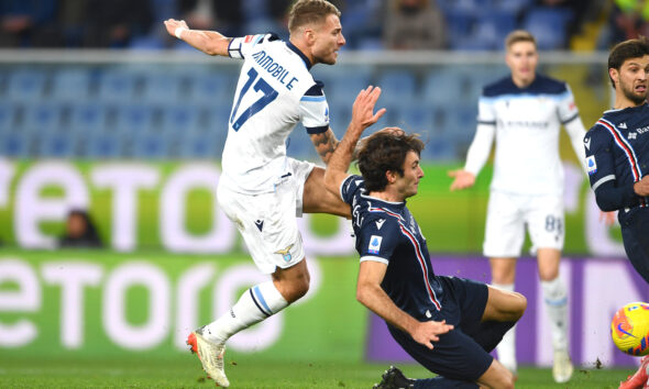 sampdoria lazio immobile