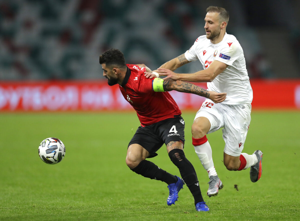 Maglia calcio nazionale Albania Third 2018 - Macron