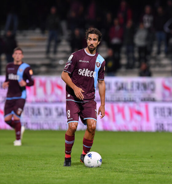 Davide Di Gennaro con la Salernitana