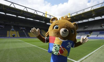 La mascotte dell'Europa a Dortmund