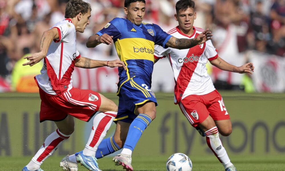 Fernandez con la maglia del boca juniors