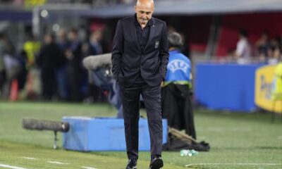 Luciano Spalletti durante l'amichevole Italia Turchia