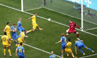 Romania in gol contro Ucraina