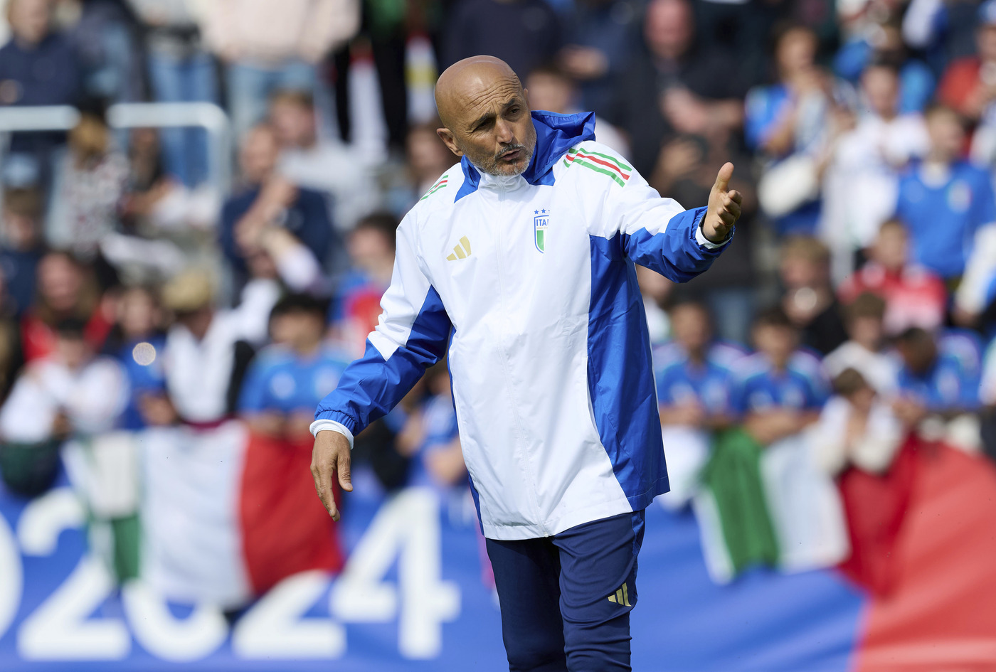 Spalletti in primo piano