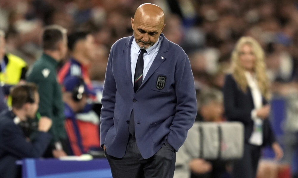 Spalletti deluso in Spagna Italia