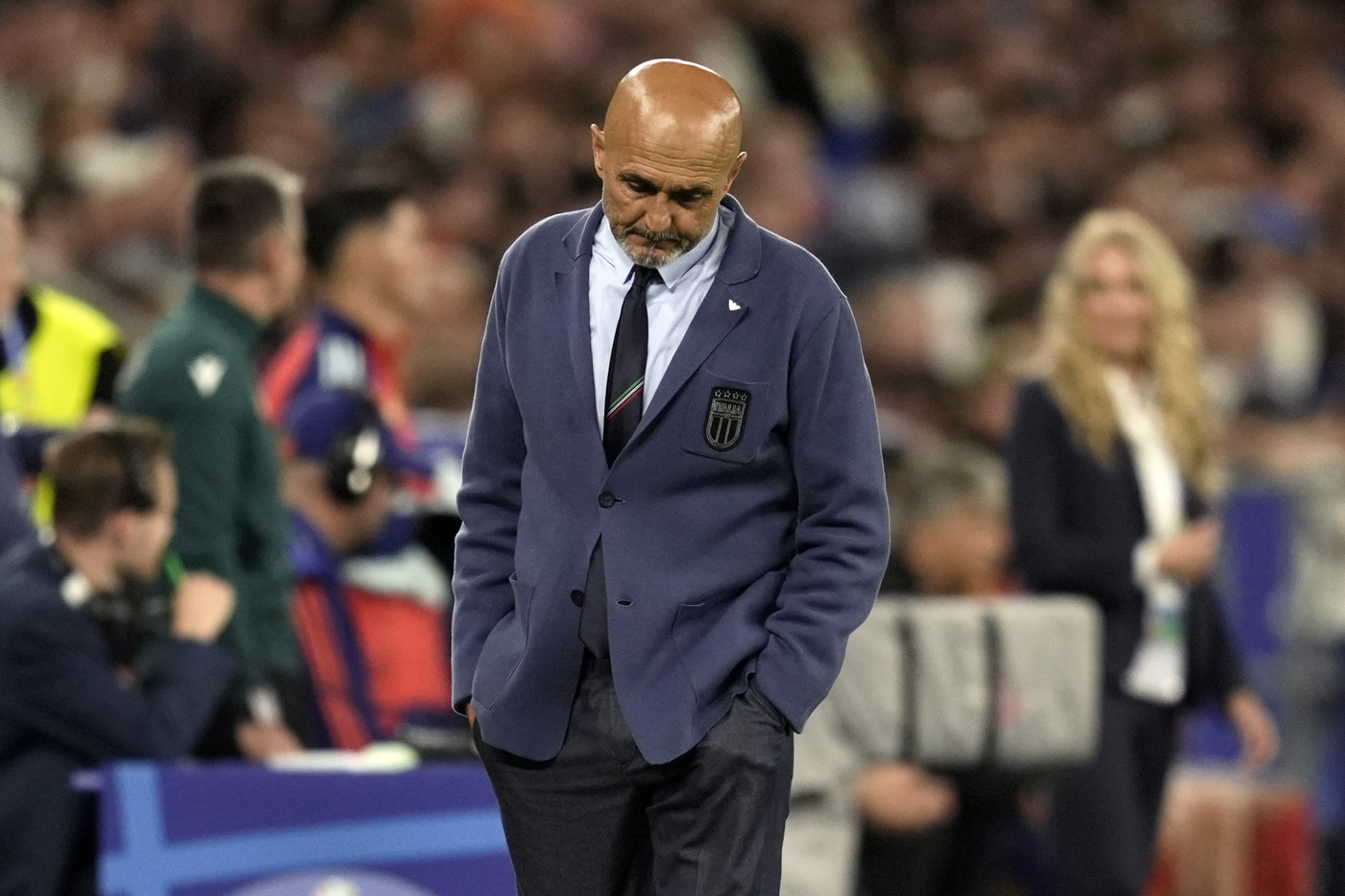 Spalletti deluso in Spagna Italia