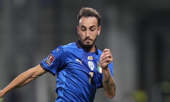 Gaetano Castrovilli con la maglia della Nazionale