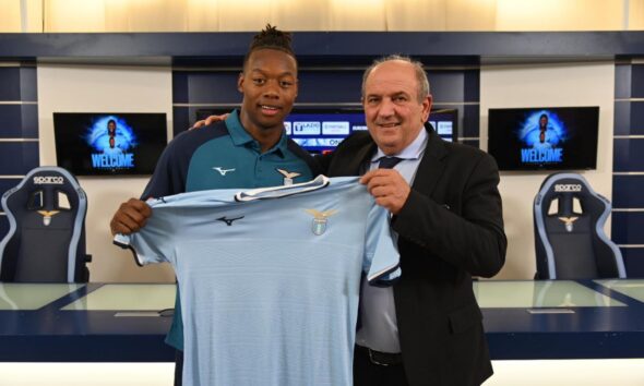 Noslin e Fabiani con la maglia della Lazio