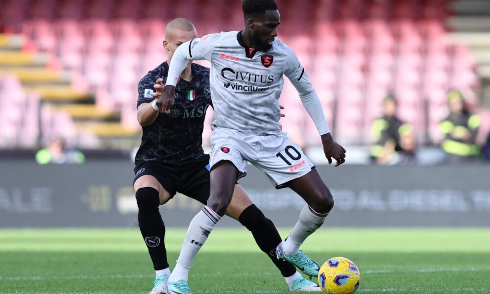 Boulaye Dia con la maglia della Salernitana