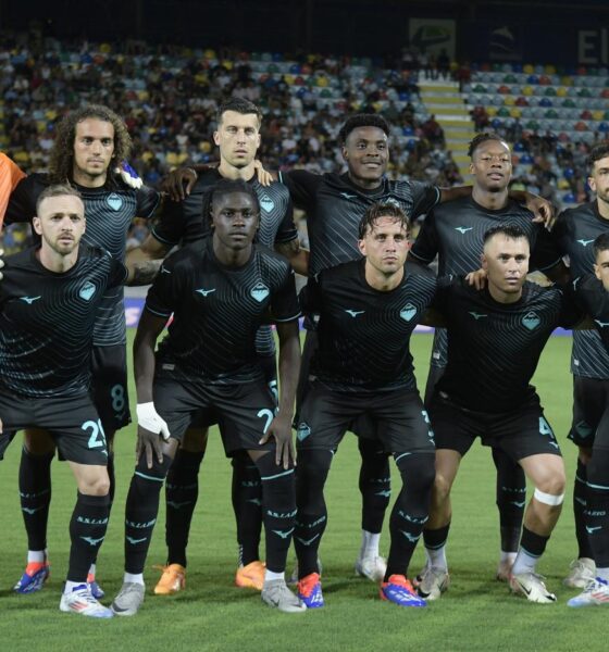 Foto di gruppo per la Lazio