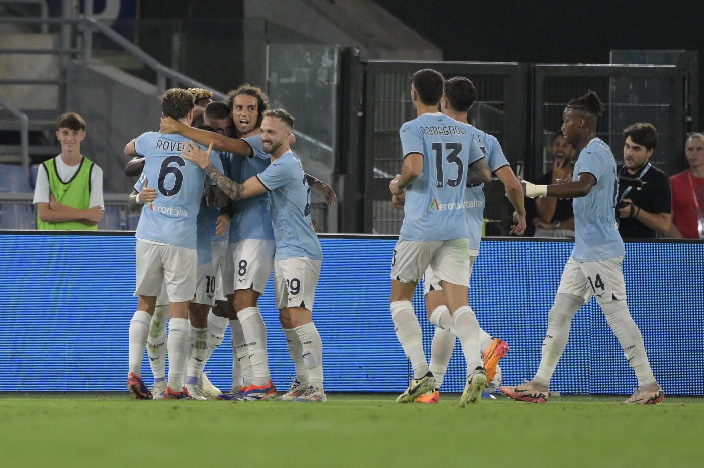 Foto di squadra della Lazio