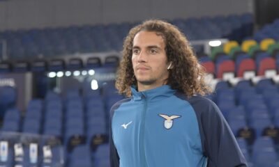 Guendouzi con la maglia della Lazio