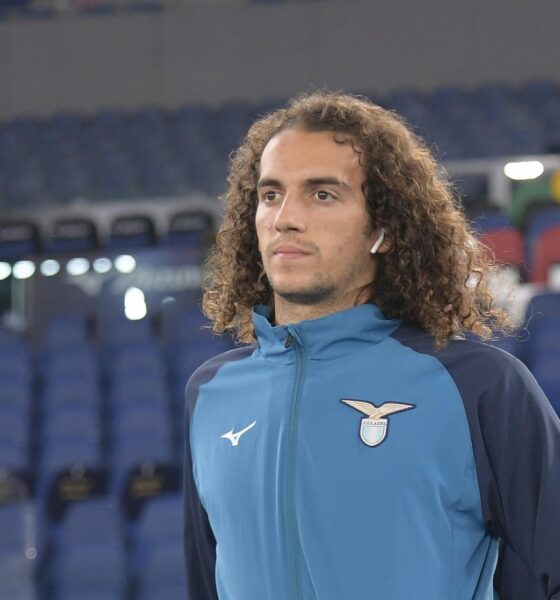 Guendouzi con la maglia della Lazio