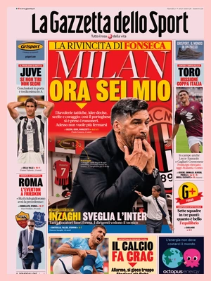 Prima pagina La Gazzetta dello Sport (24 settembre 2024)