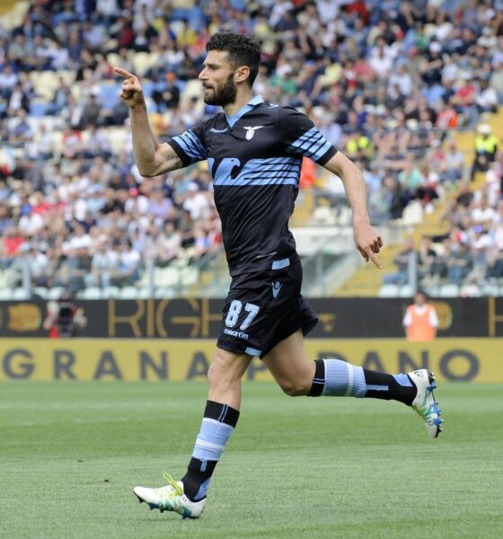 Antonio Candreva con la maglia della Lazio