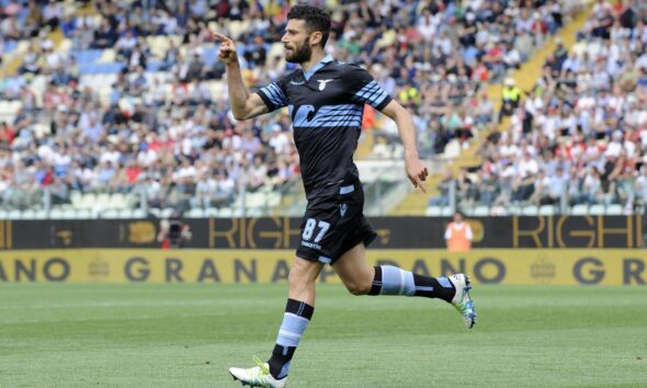 Antonio Candreva con la maglia della Lazio