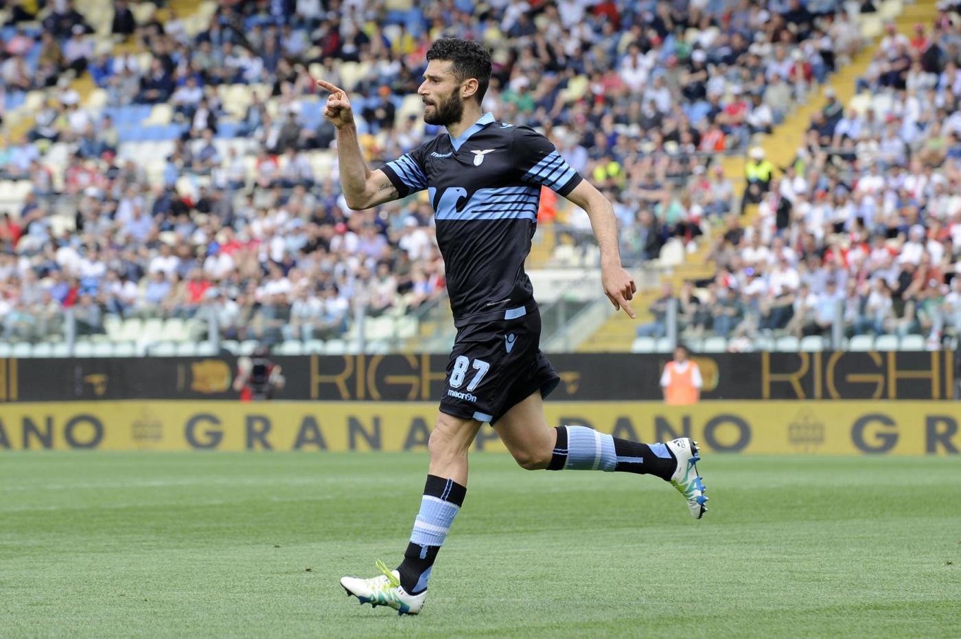 Antonio Candreva con la maglia della Lazio