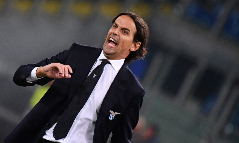 Simone Inzaghi contro il Marsiglia, 2018