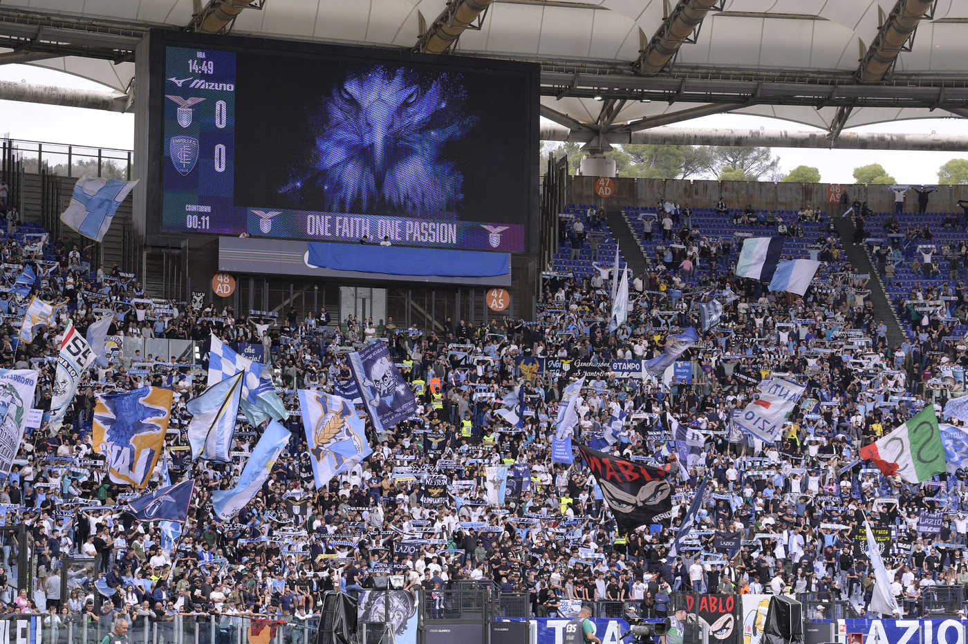 La Curva Nord della Lazio