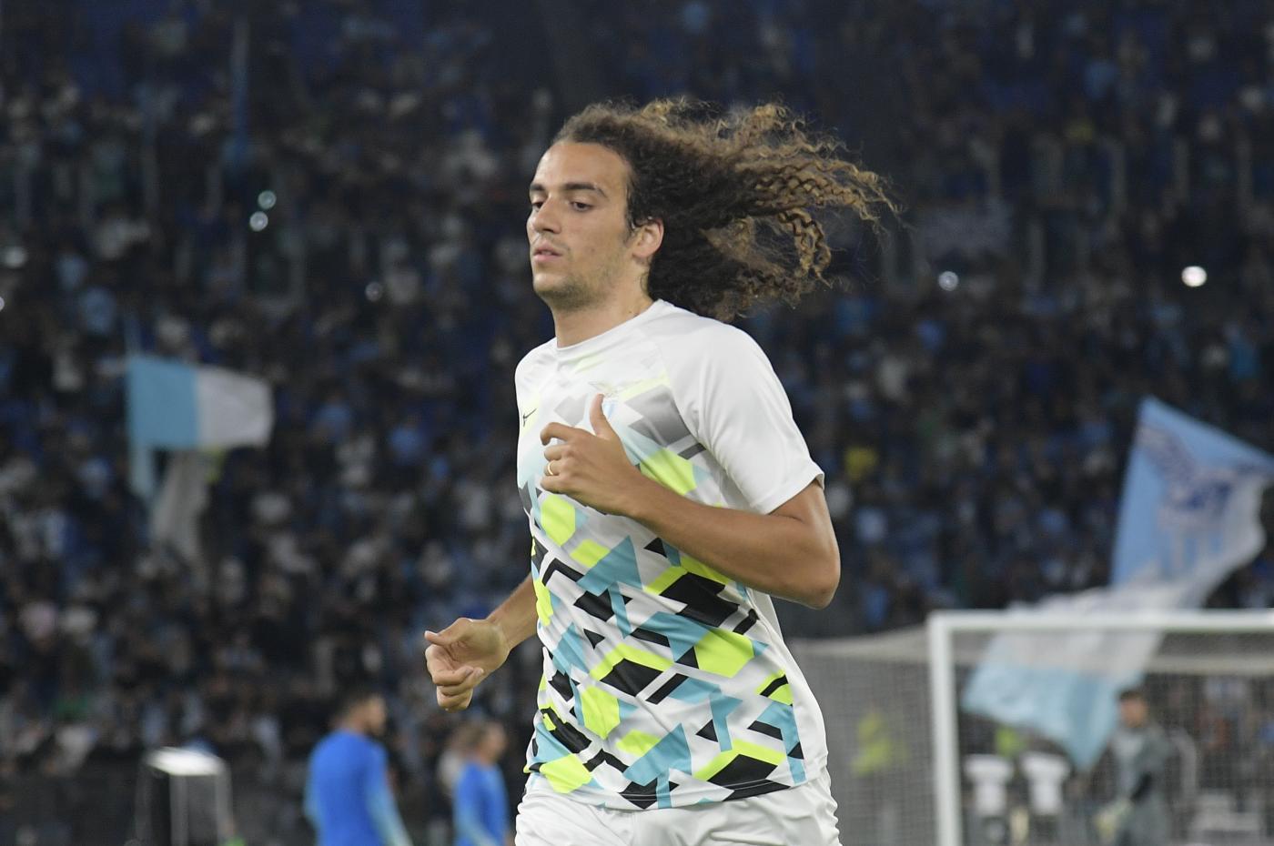 Matteo Guendouzi con la maglia della Lazio