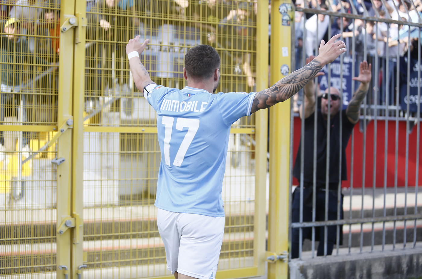 Ciro Immobile ai tempi della Lazio