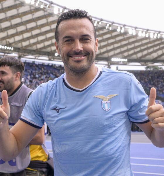 Pedro con la maglia della Lazio