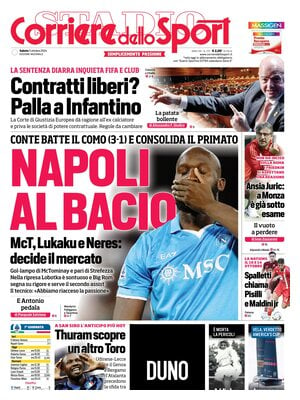 Prima pagina Corriere dello Sport (5 ottobre 2024)