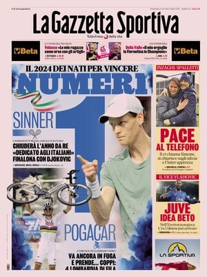 Prima pagina La Gazzetta dello Sport (13 ottobre 2024)