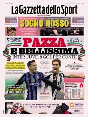 Prima pagina La Gazzetta dello Sport (28 ottobre 2024)