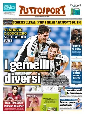 Prima pagina Tuttosport (4 ottobre 2024)