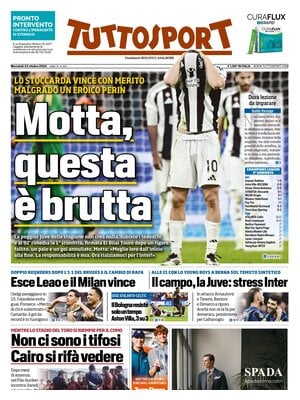 Prima pagina Tuttosport (23 ottobre 2024)