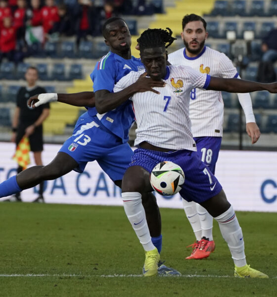 Tchaouna con la maglia della Francia U21