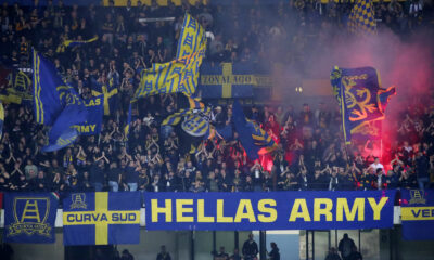 Tifosi dell'Hellas Verona al Bentegodi