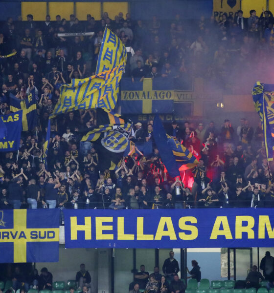 Tifosi dell'Hellas Verona al Bentegodi