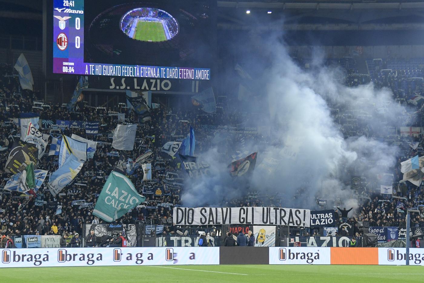 La Curva Nord della Lazio