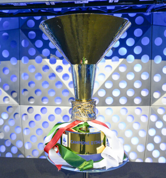 Il trofeo della Serie A 2025