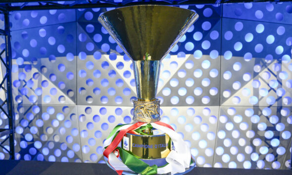 Il trofeo della Serie A 2025