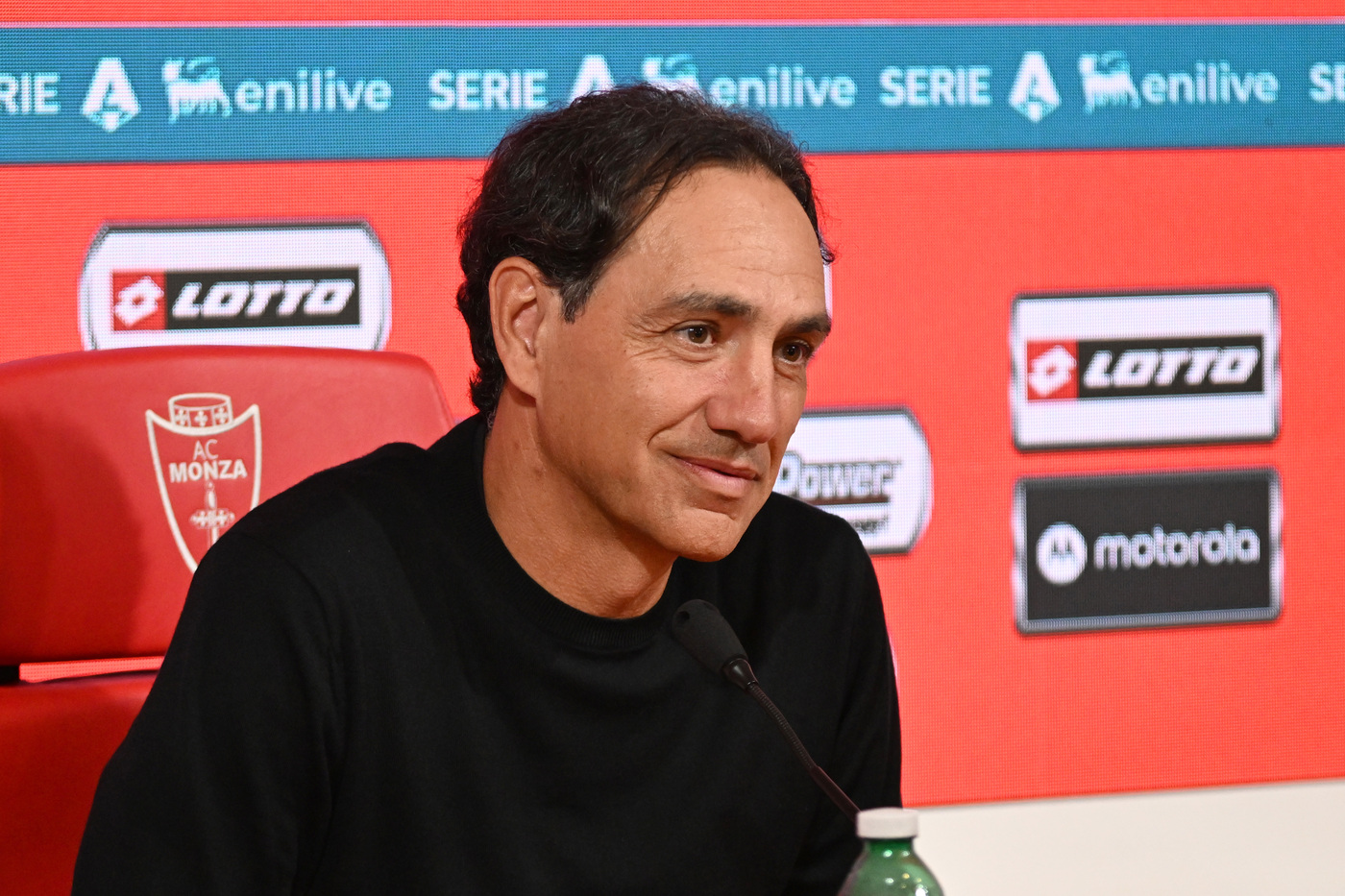 Alessandro Nesta in conferenza stampa a Monza