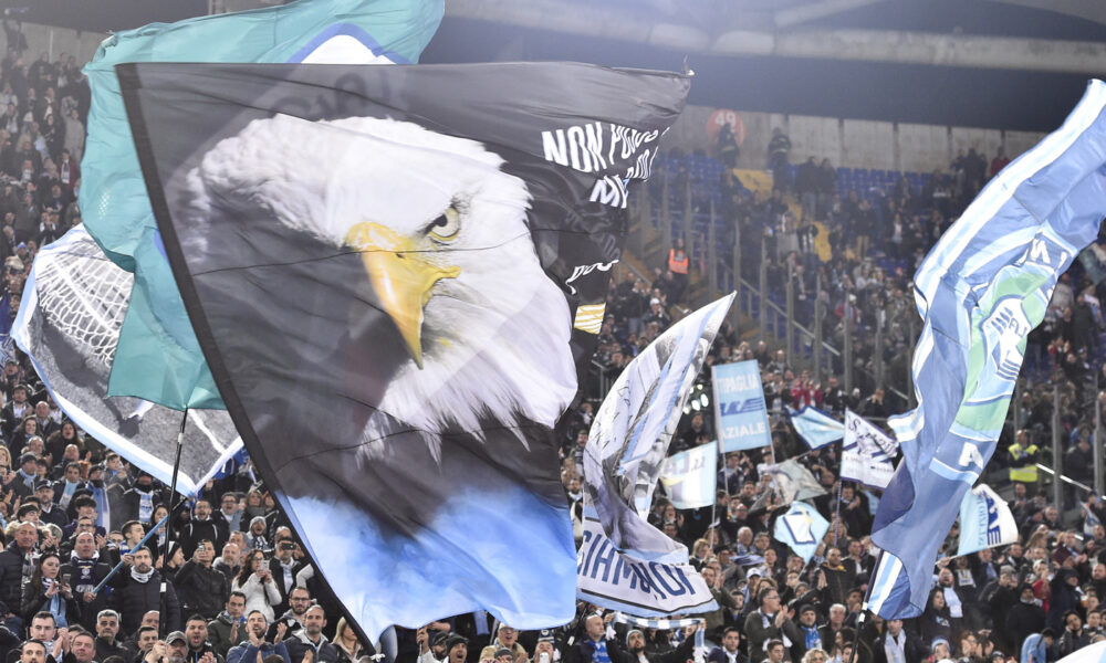 Tifosi della Lazio allo Stadio Olimpico