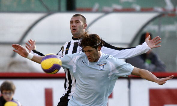 Stendardo in azione ai tempi della Lazio.