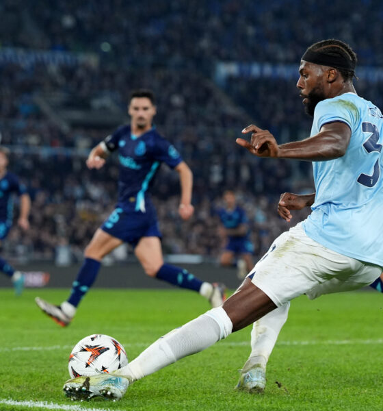 Nuno Tavares in azione con la Lazio