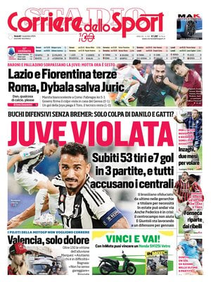 Prima pagina Corriere dello Sport (1 novembre 2024)