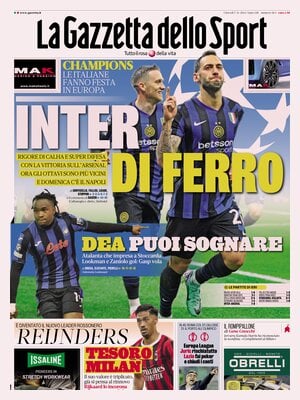 Prima pagina La Gazzetta dello Sport (7 novembre 2024)