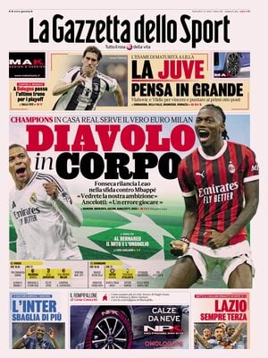 Prima pagina La Gazzetta dello Sport (5 novembre 2024)