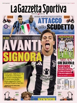 Prima pagina La Gazzetta dello Sport (10 novembre 2024)