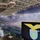 Lo Stadio Olimpico pronto per Lazio-Atalanta